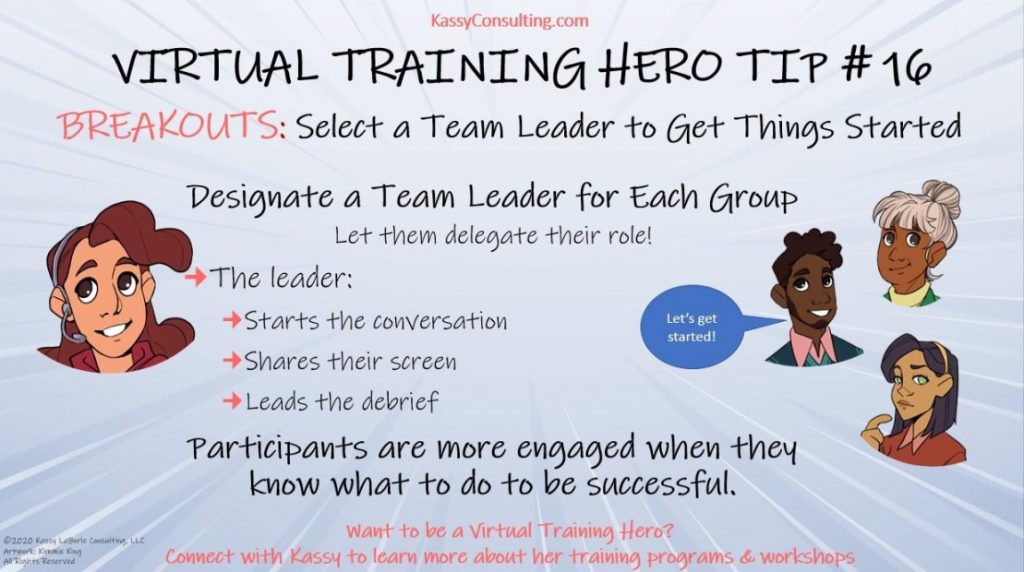 Virtual Training Hero Tip #16