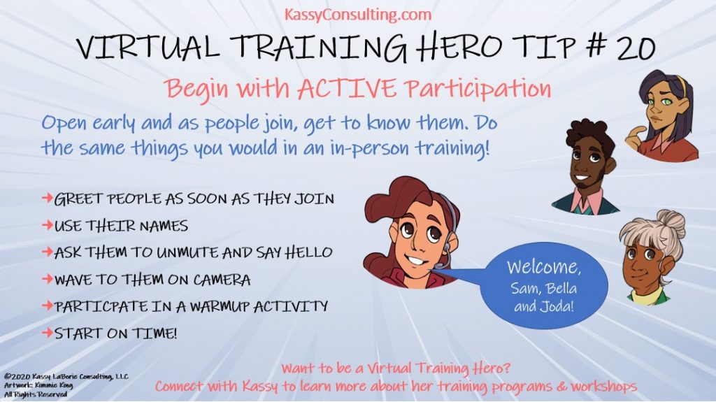 Virtual Training Hero Tip #20